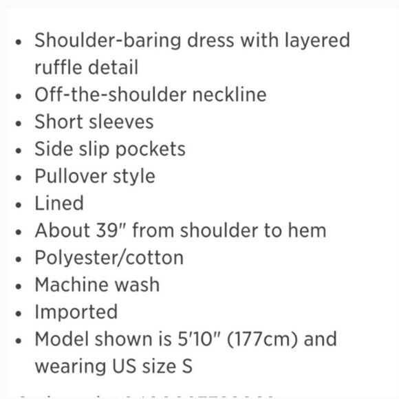 BCBGMaxAzria Sharon Off Shoulder Dress w/ Pockets Size Medium - Picture 4 of 4